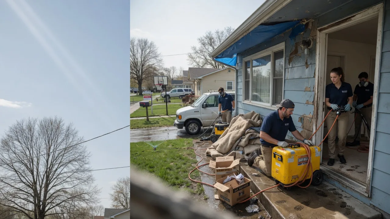 Basement Flood Cleanup in Middleport, PA near me